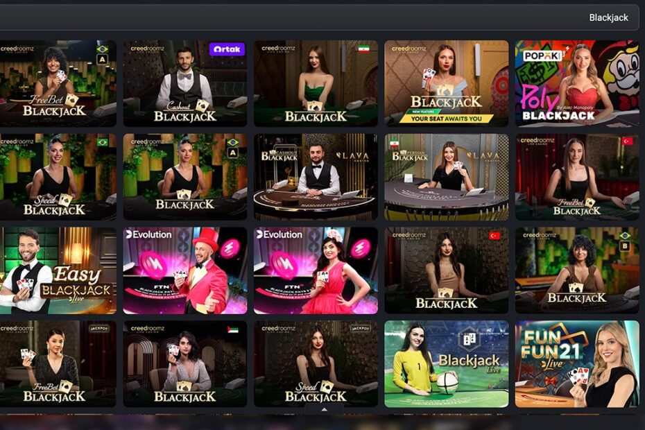 بازی بلک جک در کازینو آنلاین